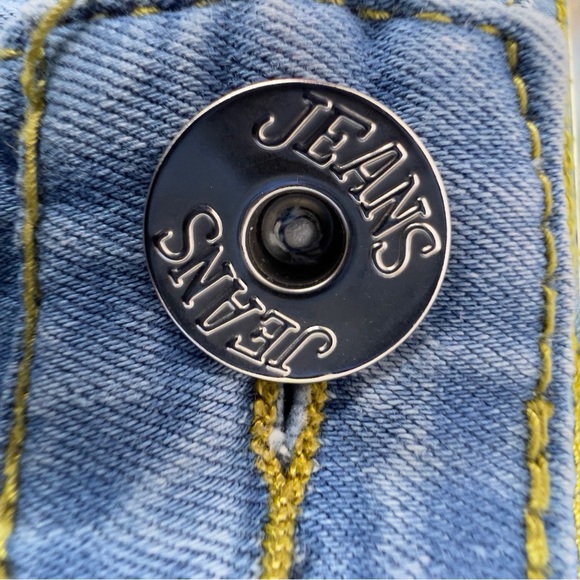 Shein SZ 30 Light-wash Denim White Stripe on the sides w/5 Pockets & Leg… - Picture 9 of 13